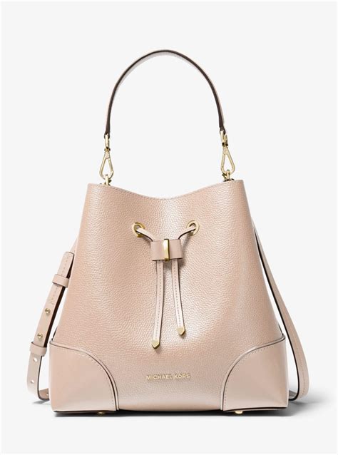 lucy michael kors|Lucy Medium Pebbled Leather Shoulder Bag .